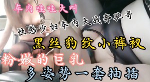 黑丝少妇勾引奔驰大哥车内啪啪激情内射豹纹胸罩大奶子